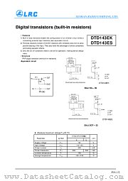 DTD143ES datasheet pdf Leshan Radio Company