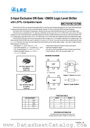 MC74VHC1GT86DTT1 datasheet pdf Leshan Radio Company