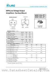 MSD1328-ST1 datasheet pdf Leshan Radio Company