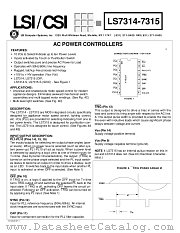 7314 datasheet pdf LSI Computer Systems