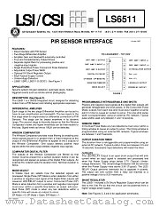 LS6511 datasheet pdf LSI Computer Systems