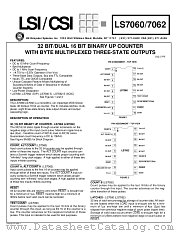 LS7060 datasheet pdf LSI Computer Systems