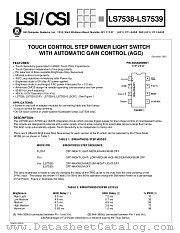 LS7539 datasheet pdf LSI Computer Systems