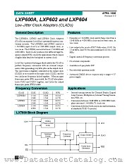 LXP604 datasheet pdf Level One