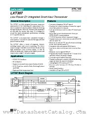 LXT307 datasheet pdf Level One