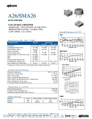 A26 datasheet pdf Tyco Electronics