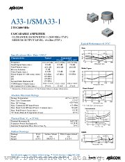 SMA33-1 datasheet pdf Tyco Electronics