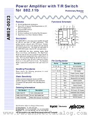AM52-0023 datasheet pdf Tyco Electronics