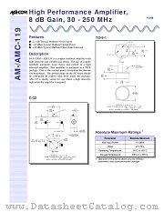 AM-119PIN datasheet pdf Tyco Electronics