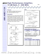 AM-AMC-134 datasheet pdf Tyco Electronics