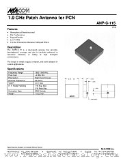 ANP-C-115 datasheet pdf Tyco Electronics