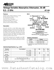 AT-109 datasheet pdf Tyco Electronics