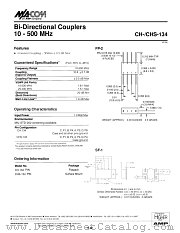 CHS-134PIN datasheet pdf Tyco Electronics