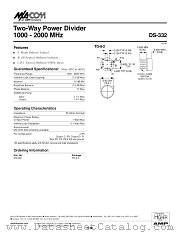 DS-332 datasheet pdf Tyco Electronics
