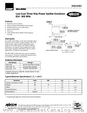 DS53-0001 datasheet pdf Tyco Electronics