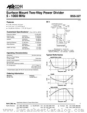 DSS-327 datasheet pdf Tyco Electronics