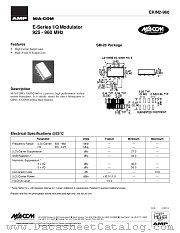 EKIN2-960 datasheet pdf Tyco Electronics