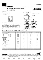ELCM-11X datasheet pdf Tyco Electronics