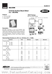 ELCM-1H datasheet pdf Tyco Electronics