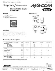 EMDC-13-1-75 datasheet pdf Tyco Electronics