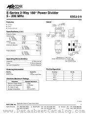 ESCJ-2-5TR datasheet pdf Tyco Electronics