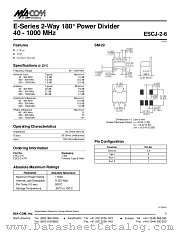 ESCJ-2-6TR datasheet pdf Tyco Electronics