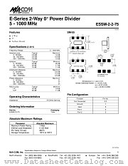 ESSM-2-2-75 datasheet pdf Tyco Electronics