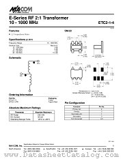 ETC2-1-4 datasheet pdf Tyco Electronics