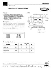 FR21-0004 datasheet pdf Tyco Electronics