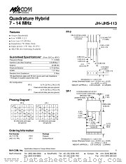 JH-113PIN datasheet pdf Tyco Electronics