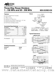 M3H-50 datasheet pdf Tyco Electronics