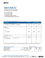 M63 datasheet pdf Tyco Electronics