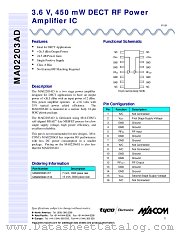 MA02203AD datasheet pdf Tyco Electronics