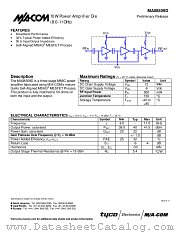 MA08509D datasheet pdf Tyco Electronics