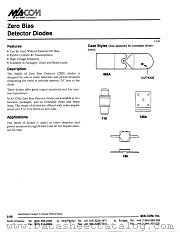 MA4E929 datasheet pdf Tyco Electronics