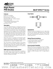 MA4P4006 datasheet pdf Tyco Electronics