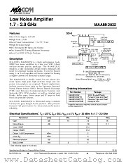 MAAM12032TR datasheet pdf Tyco Electronics