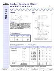 MD-124 datasheet pdf Tyco Electronics