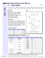 MD-158 datasheet pdf Tyco Electronics