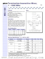 MD-160 datasheet pdf Tyco Electronics