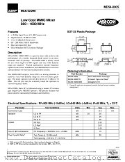MD54-0005 datasheet pdf Tyco Electronics