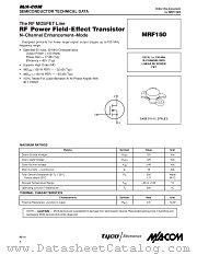 MRF150 datasheet pdf Tyco Electronics