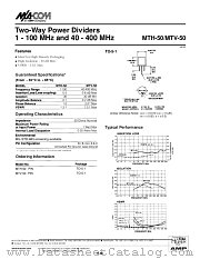 MTH-50PIN datasheet pdf Tyco Electronics