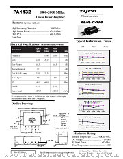 PA1132 datasheet pdf Tyco Electronics