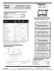 PA1157 datasheet pdf Tyco Electronics