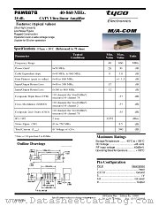 PAW887B datasheet pdf Tyco Electronics