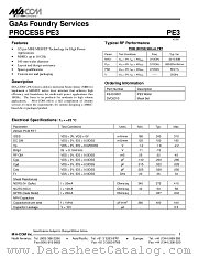 PE3 datasheet pdf Tyco Electronics