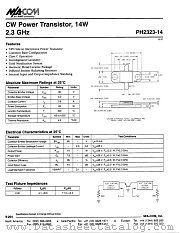 PH2323-14 datasheet pdf Tyco Electronics