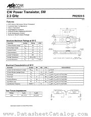 PH2323-5 datasheet pdf Tyco Electronics