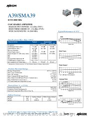 SMA39 datasheet pdf Tyco Electronics